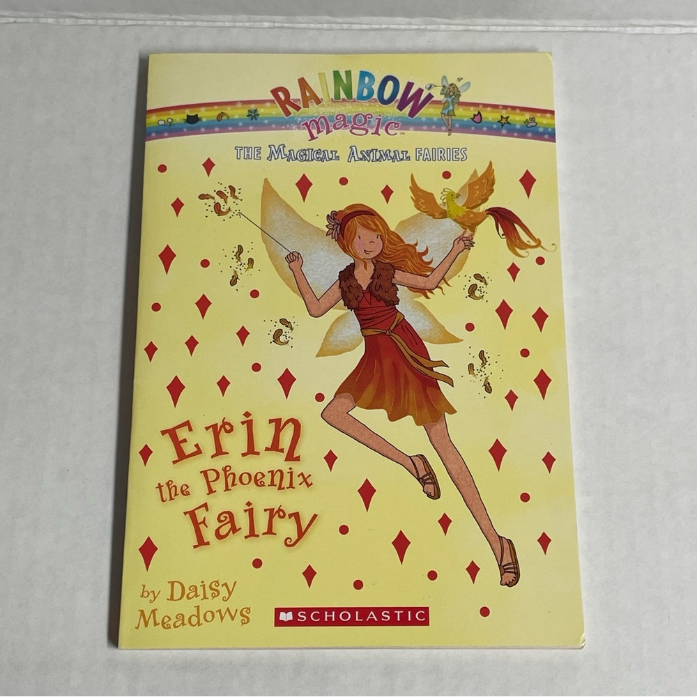 💛$2💛 Erin the Phoenix Fairy Rainbow Magic the Magical Animal Fairies book